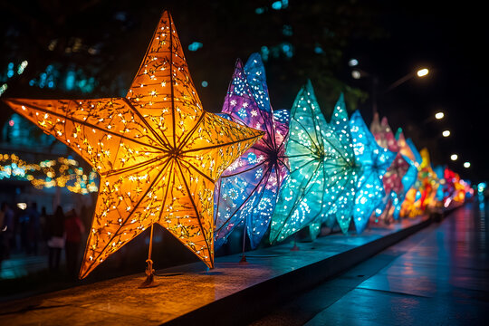 Filipino parol lanterns