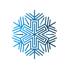 Snow icon design template