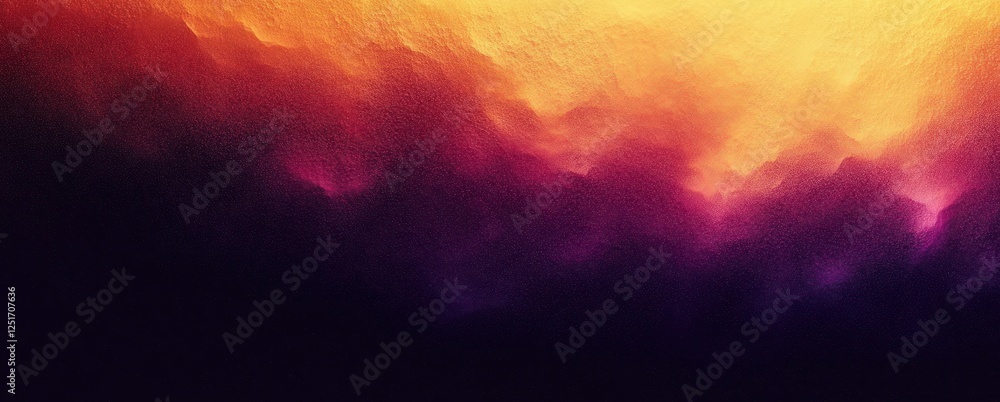 Poster abstract gradient background with warm orange and deep purple hues soft lighting texture design