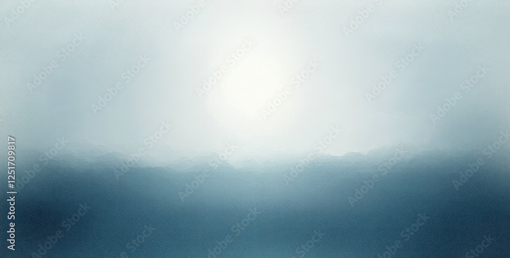 Aufkleber tranquil blue gradient background with soft texture and minimalist design