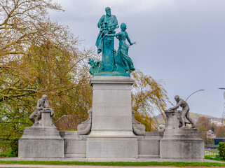 Sculpture group, Liege, Belgium