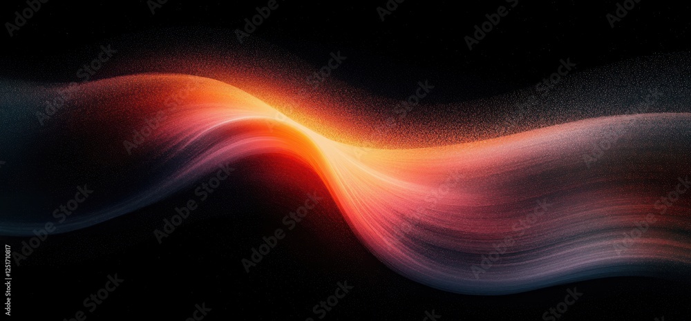 Poster dynamic abstract wave background with gradients in red gray and black for posters headers wallpapers