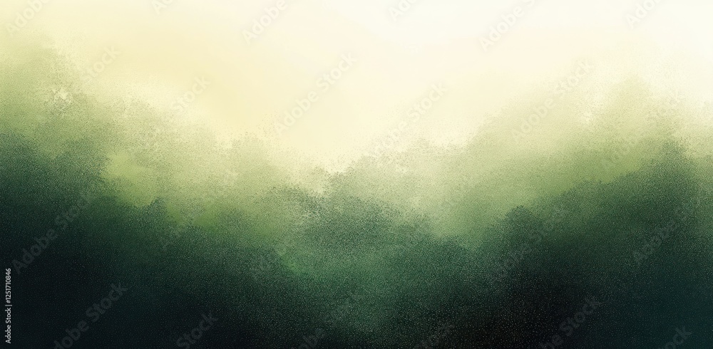 Aufkleber abstract gradient texture design in soft green and cream colors for background poster banner