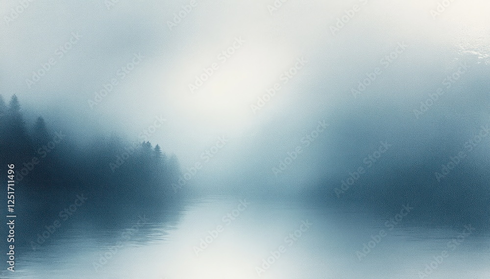 Aufkleber soft abstract landscape with smooth gradient and delicate light for modern graphic design