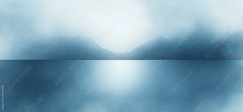 Poster blue gradient background with grainy texture and noise for poster design