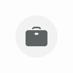 compact suitcase icon sign vector