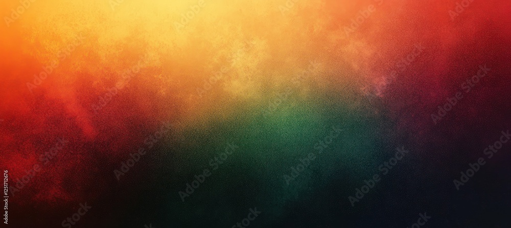 Poster abstract gradient background with red orange green blue colors noise texture smooth transition