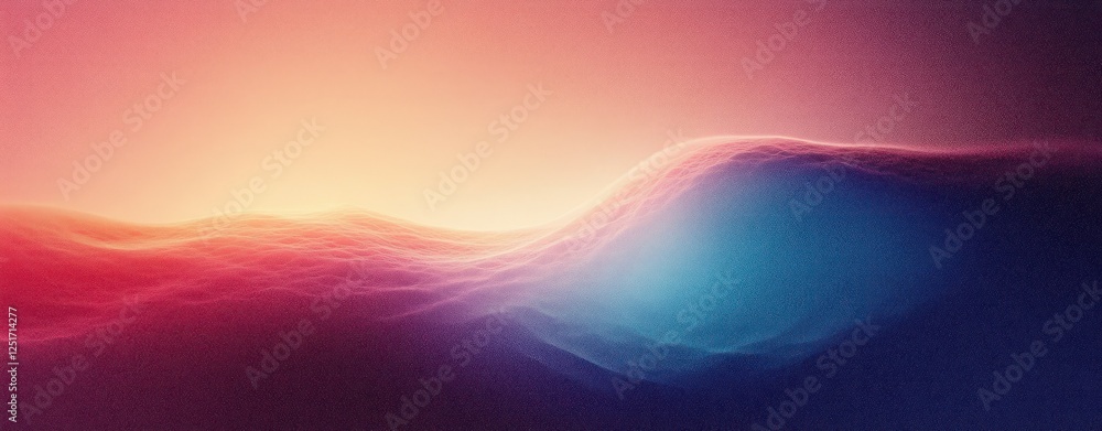 Poster abstract smooth gradient background in soft pastel colors with ethereal glow and watercolor effect