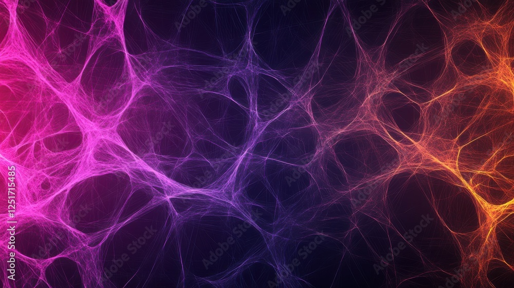 Poster network background with plexus line geometric pattern. abstract banner illustration for website. mac