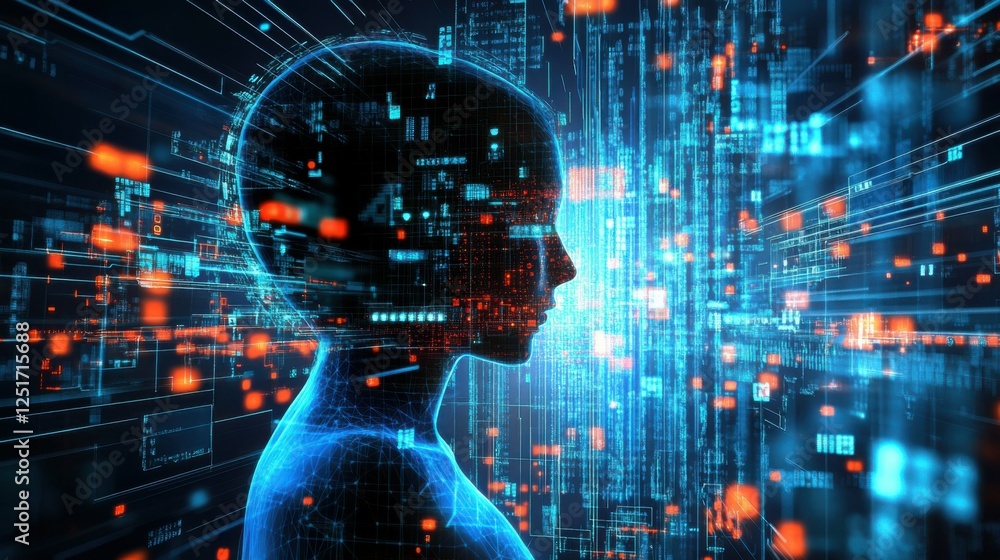 Poster generative ai overview for project managers fund invetment and data analysis.
