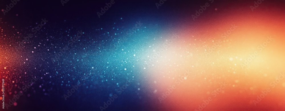 Poster vibrant abstract color gradient background with grainy texture and glowing effect for poster and ban