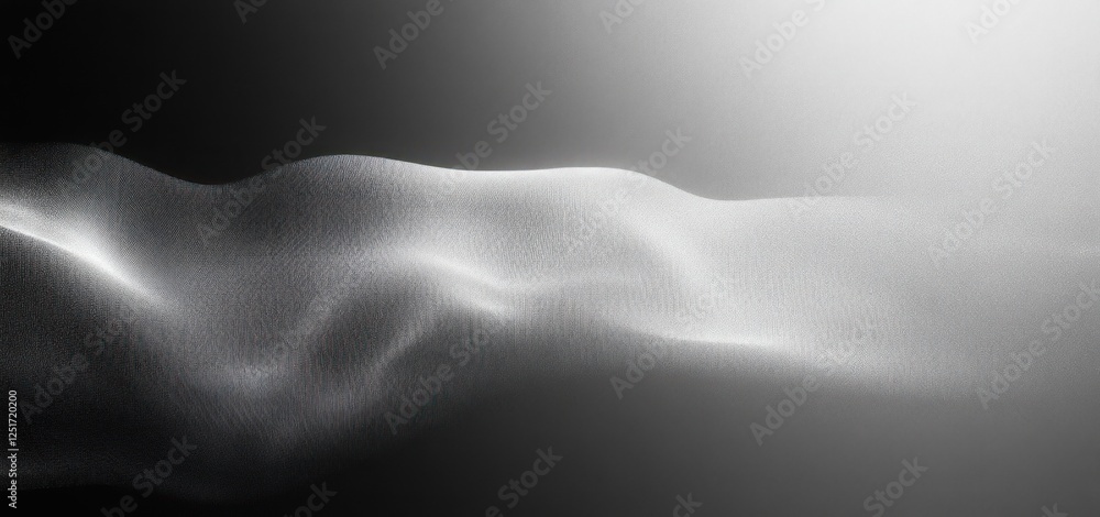 Aufkleber minimalist black and white abstract gradient background with smooth textured transition from light t