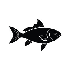 Fish Silhouette on a white background