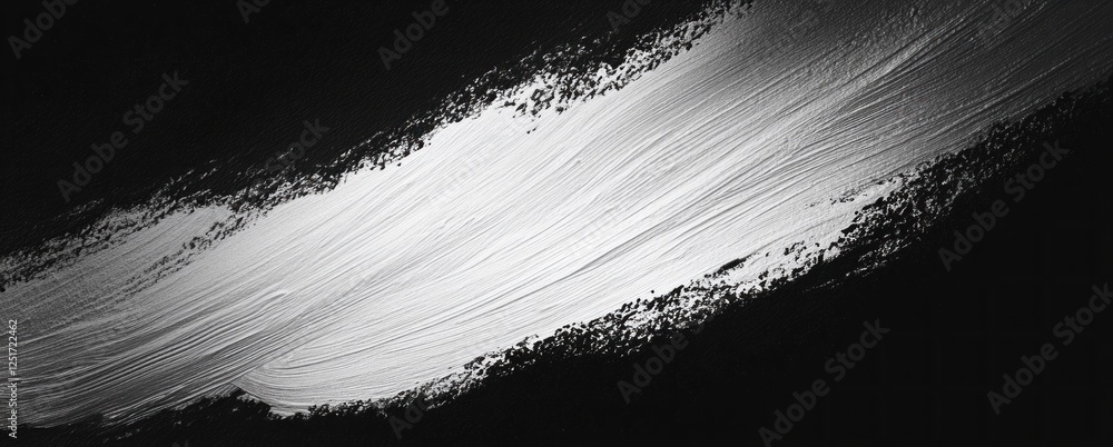 Leinwandbilder abstract black and white gradient background with dynamic texture and light for minimalist wallpaper