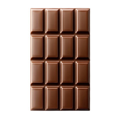 Obraz premium chocolate bar on white background