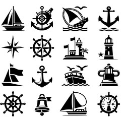 sailing Icon Set