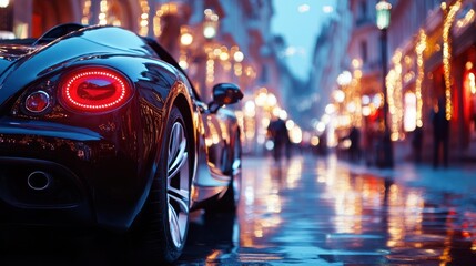 Fototapeta premium Buggati luxury sports and super cars wallpaper for background
