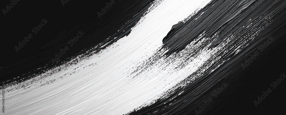 Leinwandbilder abstract dark monochrome grainy background with textured gradient header design for posters and bann