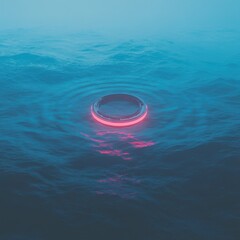 Futuristic Digital Core – Neon Energy Vortex