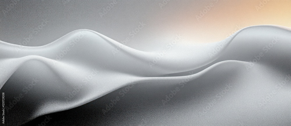 Poster Grayscale Abstract Gradient Background with Smooth Textures and Subtle Noise for Minimalist Design