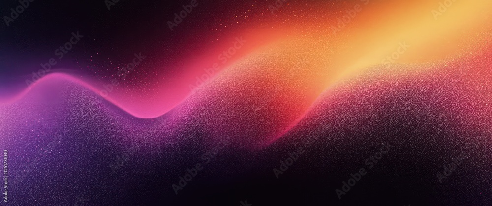 Poster abstract gradient background with purple to orange color blend dreamy design smooth lighting vibrant