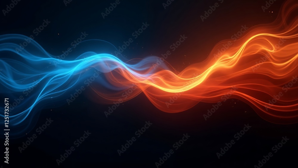 Poster Abstract speed motion background. Generative Ai.