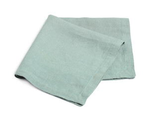 One new color napkin isolated on white