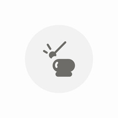instrument hit icon sign vector