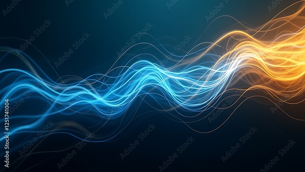 Poster Abstract speed motion background. Generative Ai.