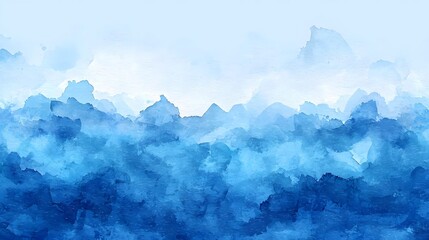 Fototapeta premium Captivating Dark Blue Watercolor Stain Backdrop for Design and Branding