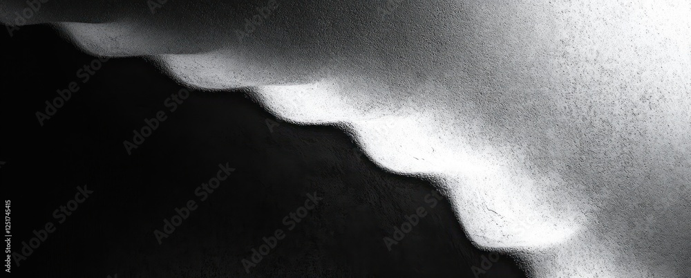 Leinwandbilder abstract monochrome background with grainy texture gradient noise for wallpaper poster banner header
