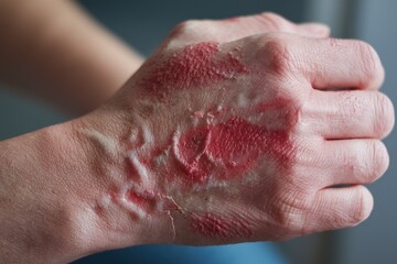Severe Burn Injury on a Hand