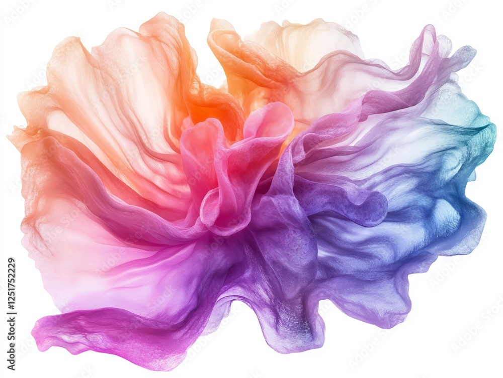 Poster dynamic explosion of colors in swirling abstract design