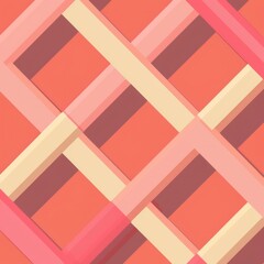 Abstract Geometric Pattern in Warm Colors