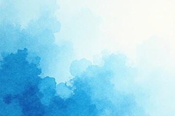 Subtle blue watercolor gradient, feathery brushstrokes, dreamy feel , pastel, texture, flowing