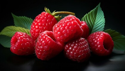 Frische Himbeeren