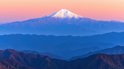 Mountain sunrise adventure majestic peaks landscape photography natural beauty aerial view tranquil scenery for outdoor enthusiasts