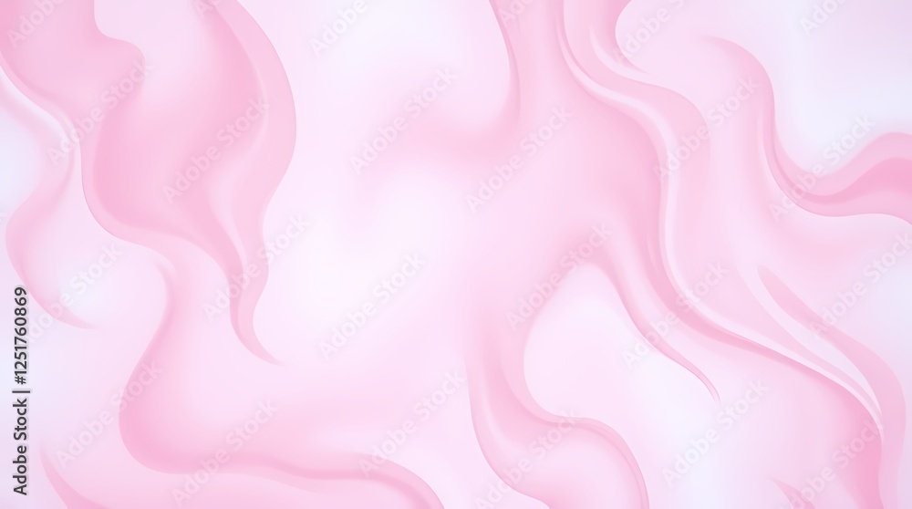 Poster soft pink abstract background with flowing patterns and gentle curves. generative ai
