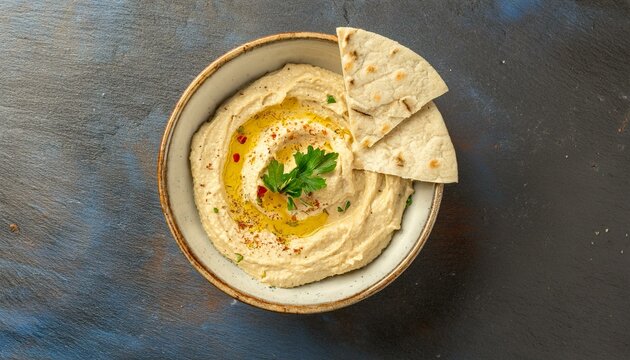 baba ganoush, AI generated