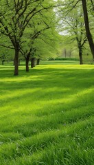 Obraz premium nature green trees beautiful grass landscape spring spring nature landscape park green grass tree tree scene season forest sunlight branch ecology sunshine sunbeam sun hike ball deep ray mist wild