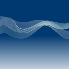abstract blue wave background