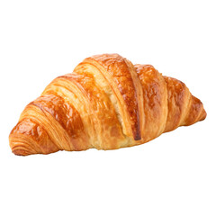 Croissant isolated on transparent background