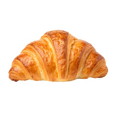 Croissant isolated on transparent background