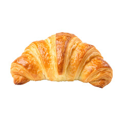 Croissant isolated on transparent background