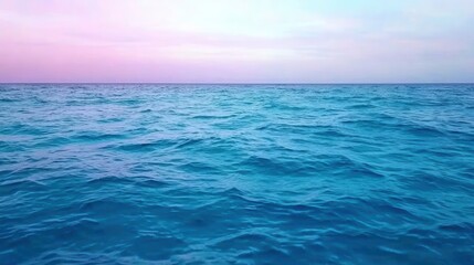 Obraz premium Calm ocean waves at dusk coastal landscape nature photography tranquil environment serene viewpoint relaxation concept for mindfulness