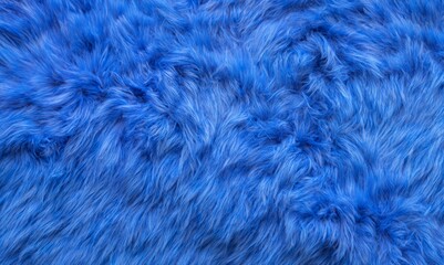 Obraz premium Blue animal fur textured background. Faux fur, velors blue fabric or cloth. Fluffy fabric texture of artificial fur textile material. Decorative fabric for curtain, furniture, upholstery, walls.