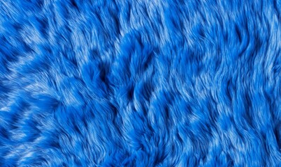 Obraz premium Blue animal fur textured background. Faux fur, velors blue fabric or cloth. Fluffy fabric texture of artificial fur textile material. Decorative fabric for curtain, furniture, upholstery, walls.