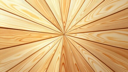 A top-down view of a wooden tabletop with radial saw marks and smooth edges