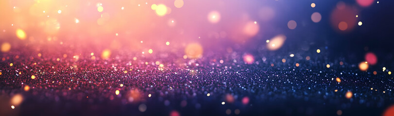 Horizontal holiday banner for Christmas and New Year celebrations, ideal for festive website headers AI Generated