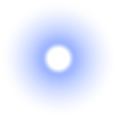 blue glowing dot light
